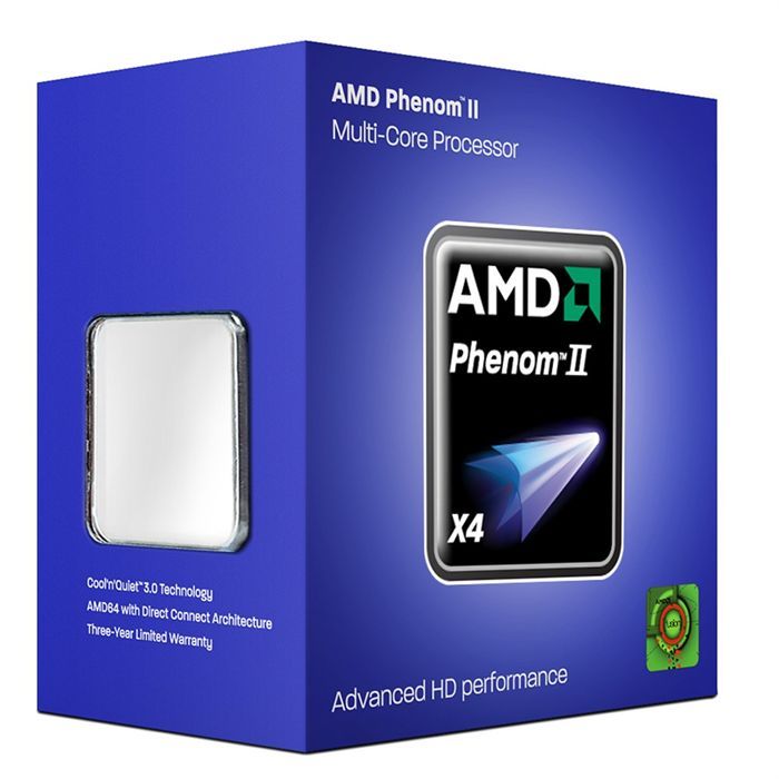 AMD Phenom II X4 840 ; Socket AM3 Cadence d'horloge : 3.2 GHz Nombre