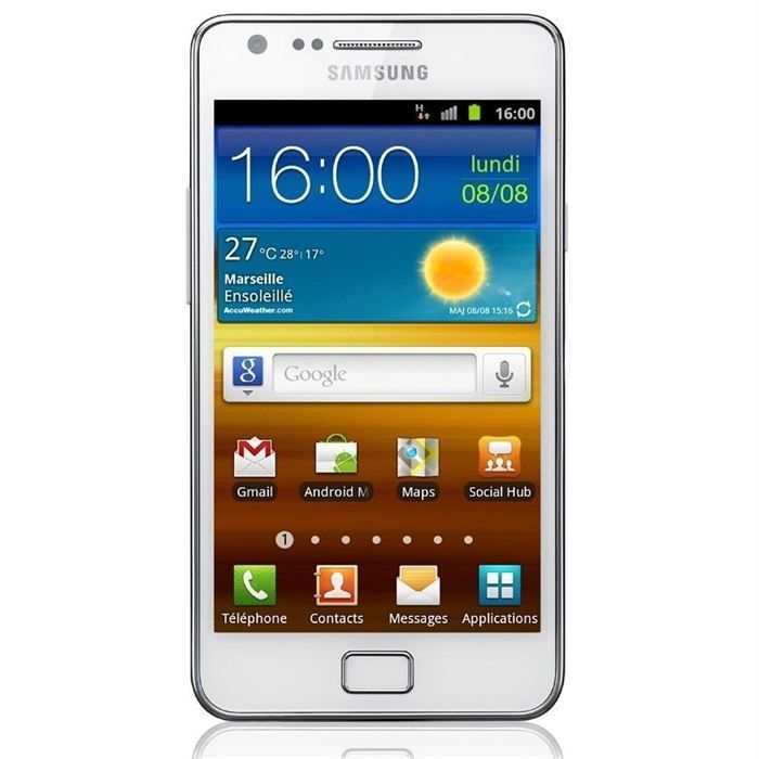 Samsung Galaxy S2 i9100 Blanc Achat smartphone pas cher, avis et
