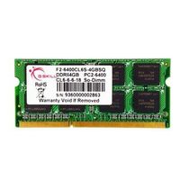 MÉMOIRE PC - PORTABLE G.Skill SODIMM DDR2 4Go 800MHz