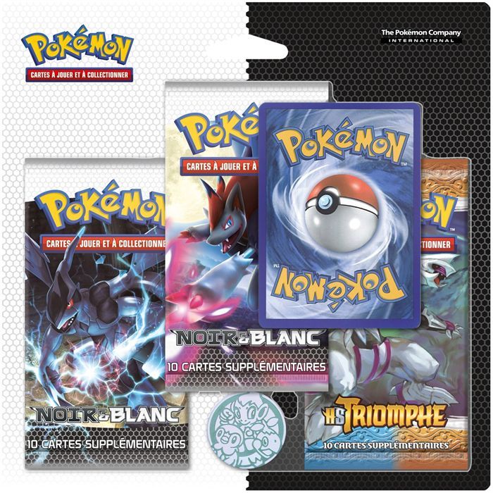 Booster Pokémon Échantillon Noir et Blanc Pack Avant-première - Neuf Scellé Fr main image 1