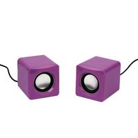 ENCEINTES PC TnB Enceintes PC CUBIX violettes