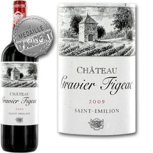 VIN ROUGE Château Gravier Figeac Saint Emilion 2009