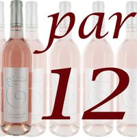 VIN ROSE Carton de 12 Jardin d'Emeraude Vdp du Gard 2011