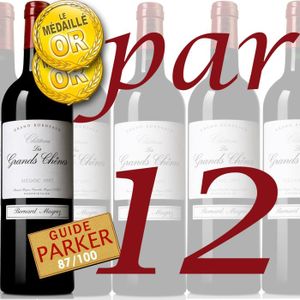 VIN ROUGE Carton de 12 Cht Grands Chênes Cru Bourgeois 07