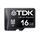 CARTE MEMOIRE TDK Micro SD 16 Go Classe 10