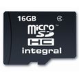 CARTE MEMOIRE Integral carte MicroSD 16 Go classe 4