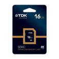 CARTE MEMOIRE TDK carte SD 16 Go classe 4