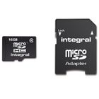  Integral carte MicroSD 16 Go classe 10