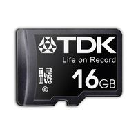 CARTE MEMOIRE TDK Micro SD 16 Go Classe 10