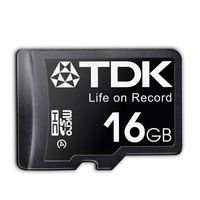 CARTE MEMOIRE TDK Micro SD 16 Go Classe 4