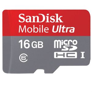 CARTE MEMOIRE SANDISK Micro SD 16 Go