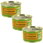 PATE-TERRINE-RILLETTE Pâté de Foie de Porc Bio 3x 130g Lou Gascoun