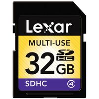 CARTE MEMOIRE LEXAR Carte SD 32 Go Classe 4