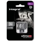 CARTE MEMOIRE Integral carte MicroSD 32 Go classe 10