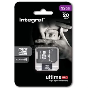 Integral carte MicroSD 32 Go classe 10