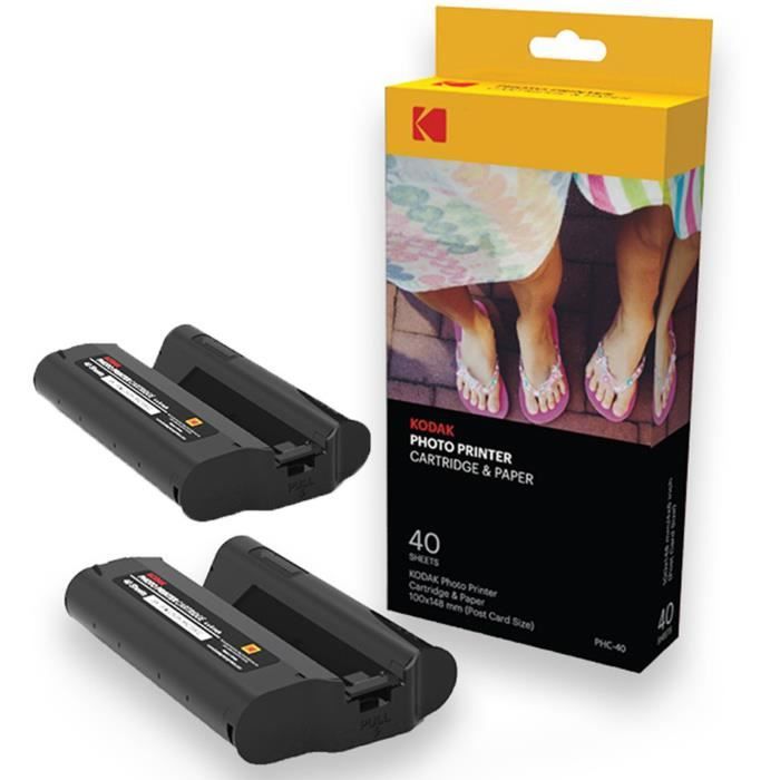 KODAK PHC 80 Cartouche et papier pour Printer DOCK 80 photos Achat