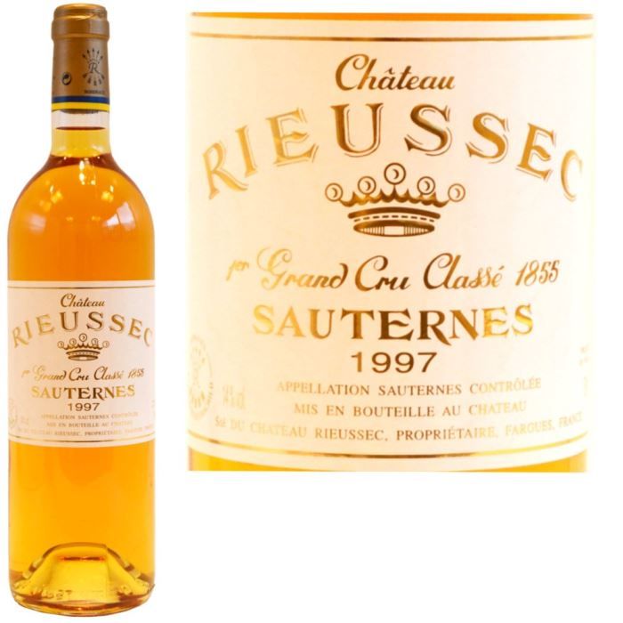 Château Rieussec Sauternes 1997 Vin Blanc Achat Vente Vin Blanc