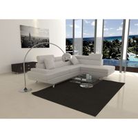 CANAPE - SOFA - BANQUETTE Canapé P.U fixe d'angle droit blanc