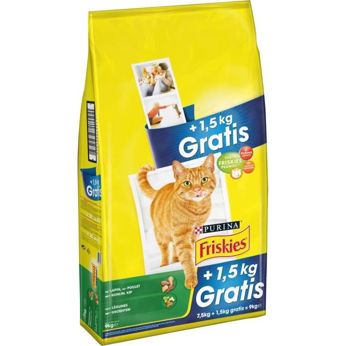 FRISKIES Croquettes Chat PROMO 7,5kg+1,5kg (x1) Achat / Vente croquettes FRISKIES Croq. Chat 7