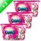 LESSIVE OMO Lessive capsule Oasis exotique 32 lavages (x3)