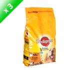  PEDIGREE Croquettes Adultes Volaille/Riz 4Kg (x3)