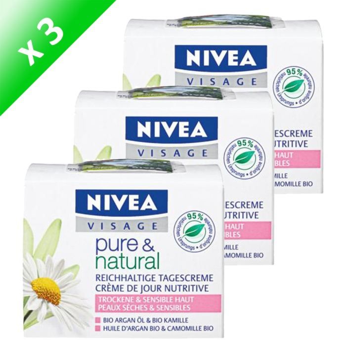 Nivea Pure Et Natural Soin De Jour Hydratant