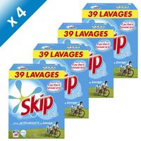 LESSIVE SKIP Active Clean 39 lavages (x4)