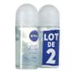 DÉODORANT NIVEA Déodorant Bille Femme Pure Inv. 2x50ml (x6)
