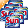 PRODUIT LAVE-VAISSELLE SUN 40 Tablette Classiques standard hydrofilm (x6)