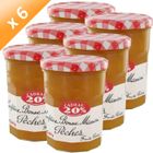 CONFITURE - MARMELADE ANDROS Confiture Pêche Allégée 350g +20%GRATUIT x6