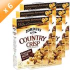  JORDANS Coutry Crisp Chocolat Noir 550g x6