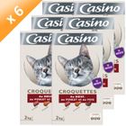  CASINO CROQ Croquettes Boeuf Chat 2kg X6