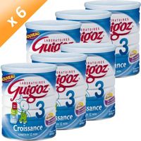 GUIGOZ Croissance 3 Lait en Poudre 6x800g GUIGOZ Croissance 3 Lait en Poudre 6x800g