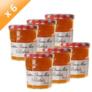 CONFITURE - MARMELADE BONNE MAMAN Confiture Pêche 370g x6