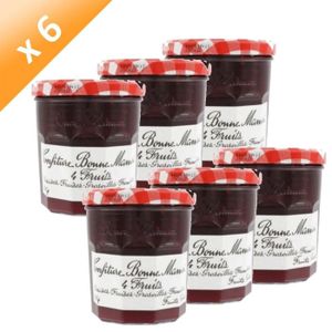 CONFITURE - MARMELADE BONNE MAMAN Confiture 4 Fruits 370g x6
