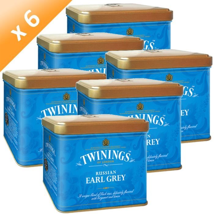 RETOUR Accueil Le Supermarch&eacute; TWININGS Th&eacute; en Feuilles Russian 200g