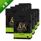  L'OR Espresso Satinato 10 dosettes x8
