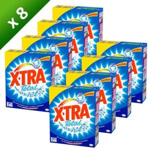 LESSIVE XTRA Total 40 lavages 350g (x8)