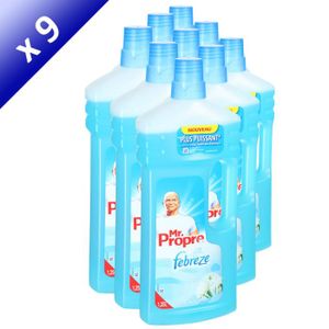 NETTOYAGE SOL MR PROPRE Fébrèze Pur Coton 1.25l (x9) NETTOYAGE SOL MR PROPRE Fébrèze Pur Coton 1.25l (x9)