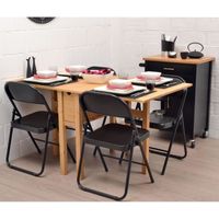 NOEMIE table pliante en pin massif 140 cm NOEMIE table pliante en pin massif 140 cm