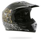 CASQUE - PIECE DETACHEE CASQUE Stormer Casque Cross Force Noir-Or