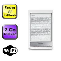LIVRE NUMERIQUE Sony Reader WiFi 6" Blanc
