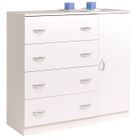 BUFFET - BAHUT - ENFILADE - VAISSELIER - LIVING PATCH Bahut classique blanc