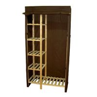 ARMOIRE DE CHAMBRE ARMOIRE PENDERIE ALIX CHOCOLAT