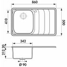 LAVABO - EVIER - LAVE-MAIN Evier Inox BEL CANTO + Mitigeur RC055