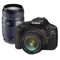 APPAREIL PHOTO NUMERIQUE CANON EOS 550D +18-55 mm +70-300 mm