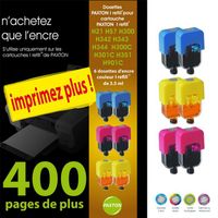 CARTOUCHE IMPRIMANTE Paxton 6 dosettes I refill Couleur HP