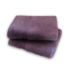 PARURE DE BAIN  CASATXU Set 2 serviettes 50x100cm MISTY MAUVE