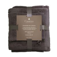 PARURE DE BAIN  CASATXU Set 4 Pièces GREY FLANELLE