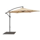 PARASOL - VOILE D OMBRAGE - ACCESSOIRE  Parasol déporté Acier 3 m écru